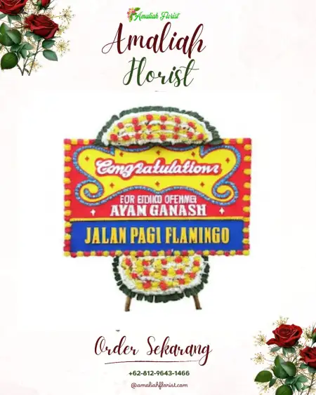 Sewa Papan Bunga Gresik Kota